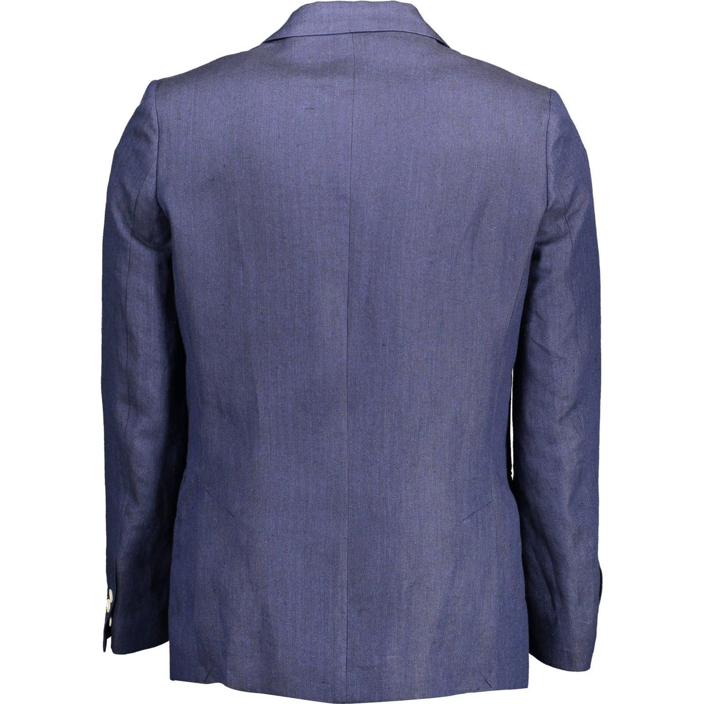 Gant Elegant Blue Linen Classic Jacket Gant