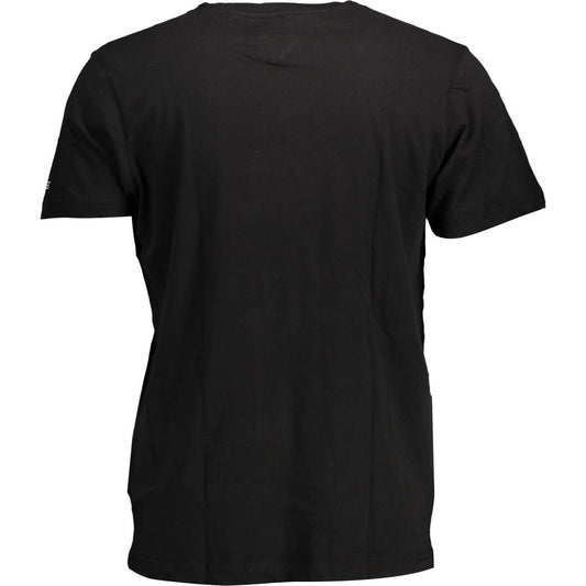 Tommy Hilfiger Black Cotton Men T-Shirt Tommy Hilfiger