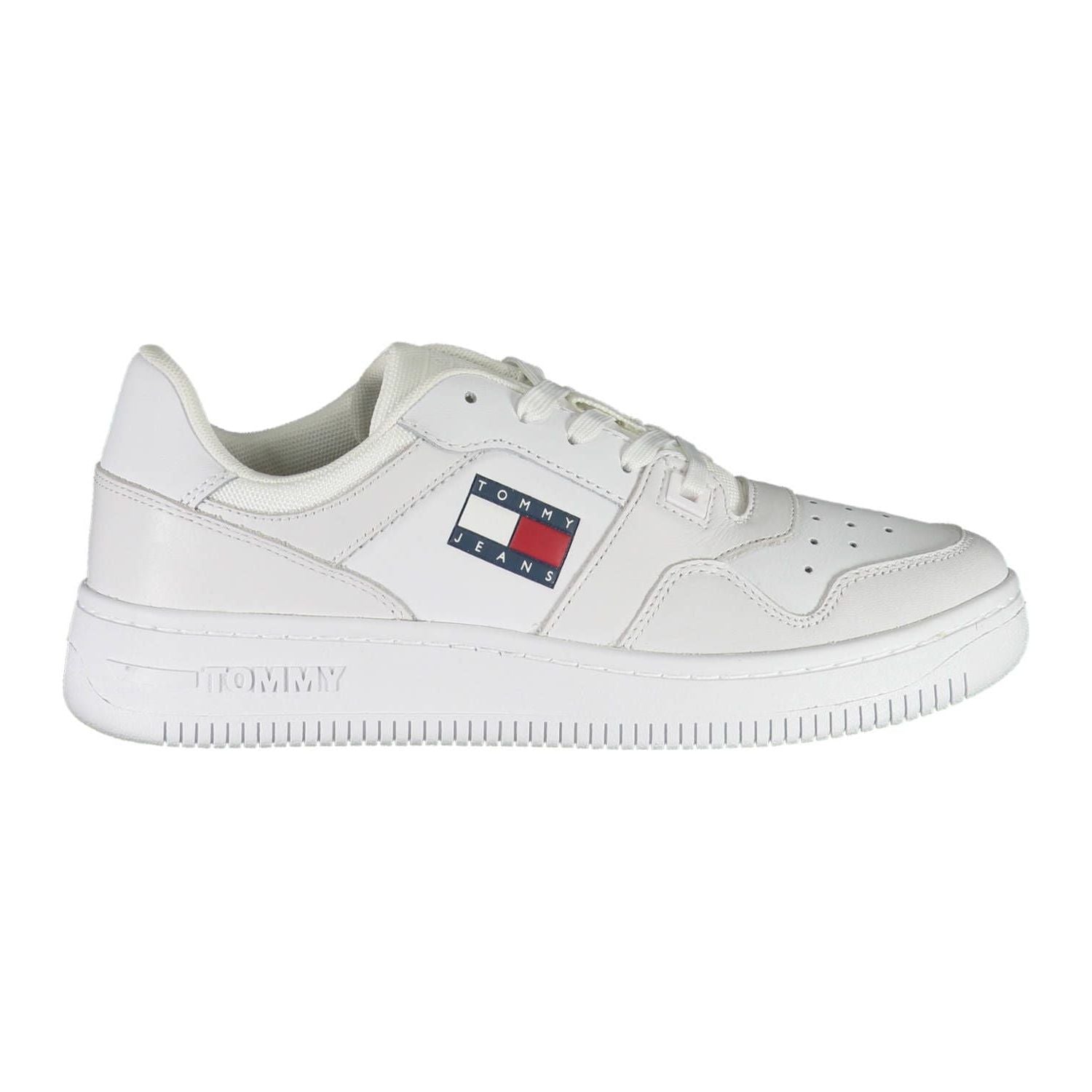 Tommy Hilfiger White Polyester Women Sneaker