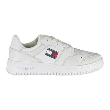 Tommy Hilfiger White Polyester Women Sneaker Tommy Hilfiger