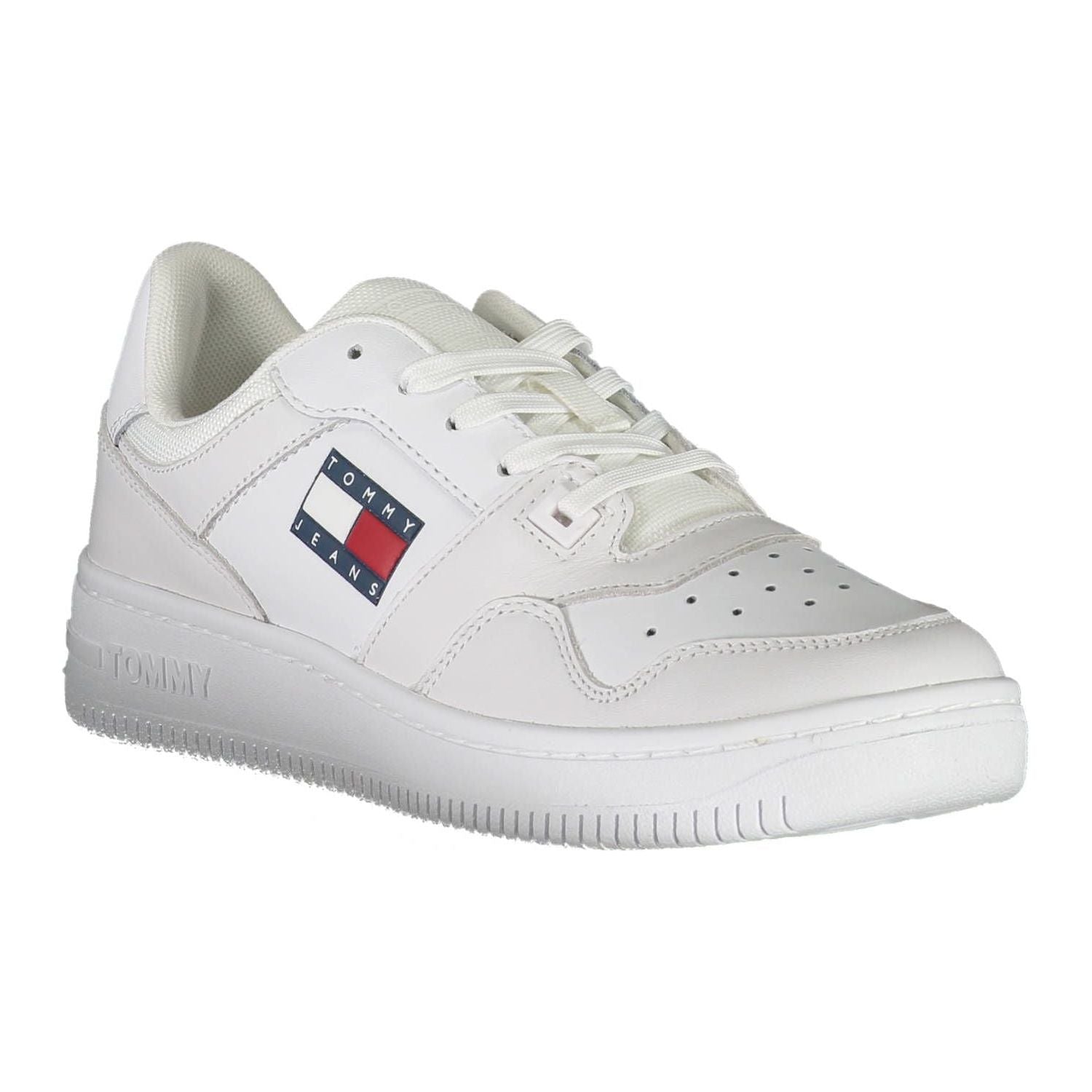 Tommy Hilfiger White Polyester Women Sneaker