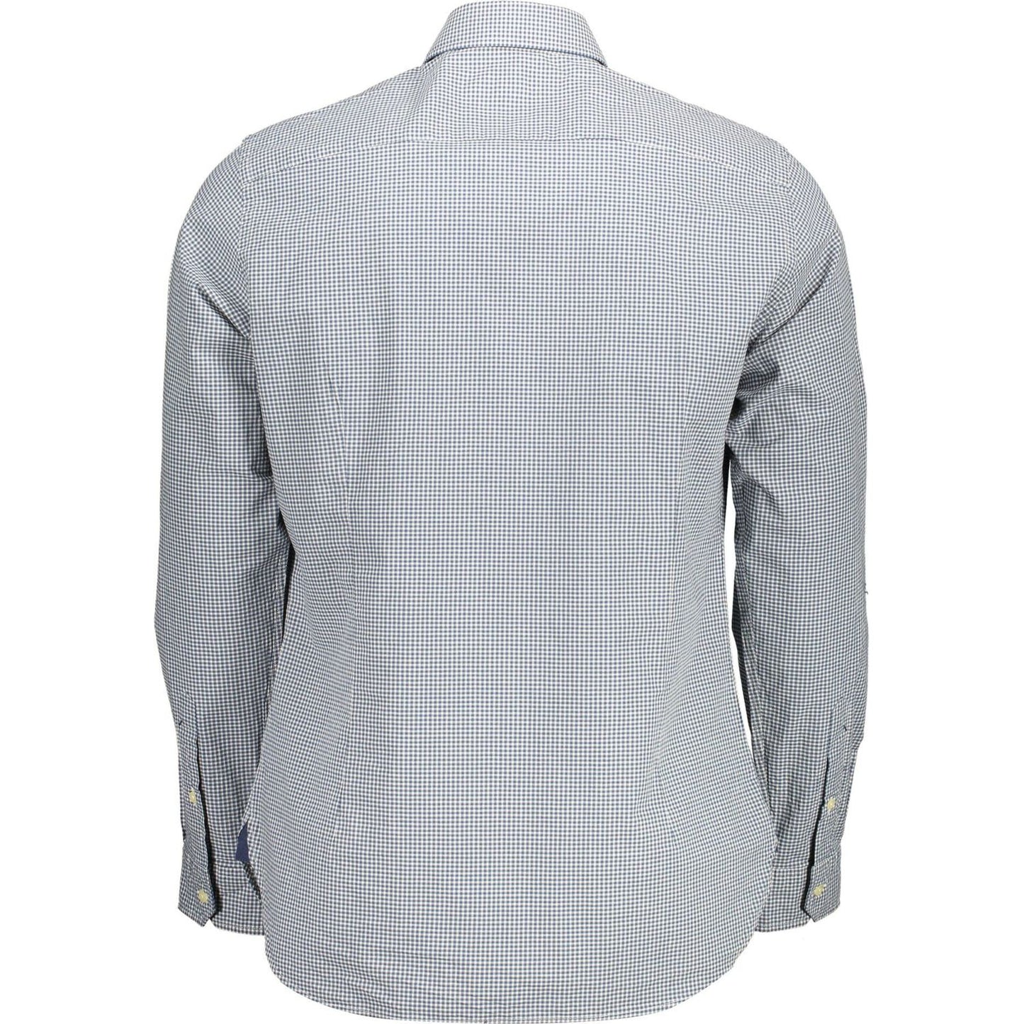 U.S. POLO ASSN. Light Blue Cotton Men Shirt U.S. POLO ASSN.