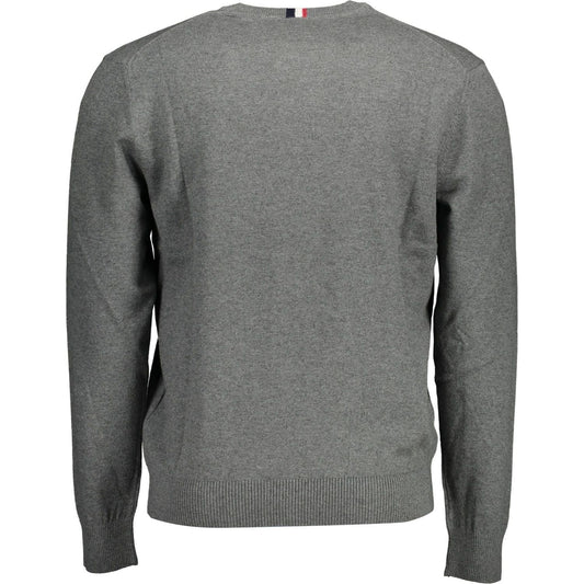 U.S. POLO ASSN. Gray Cotton Mens Sweater U.S. POLO ASSN.