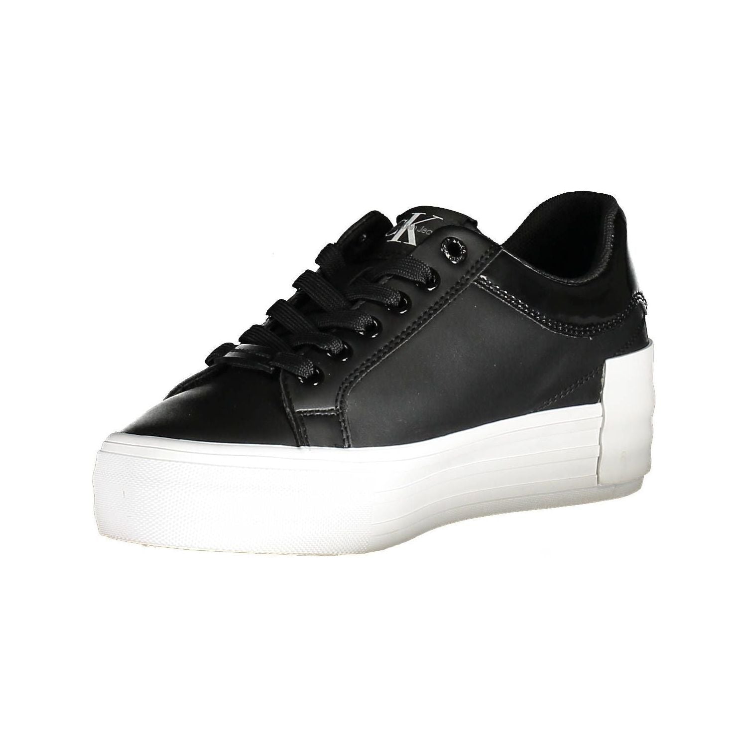 Calvin Klein Black Leather Women Sneaker