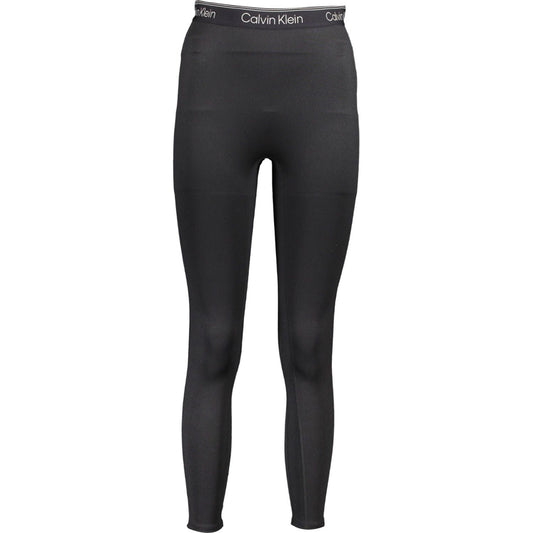 Calvin Klein Black Polyester Women Legging Calvin Klein