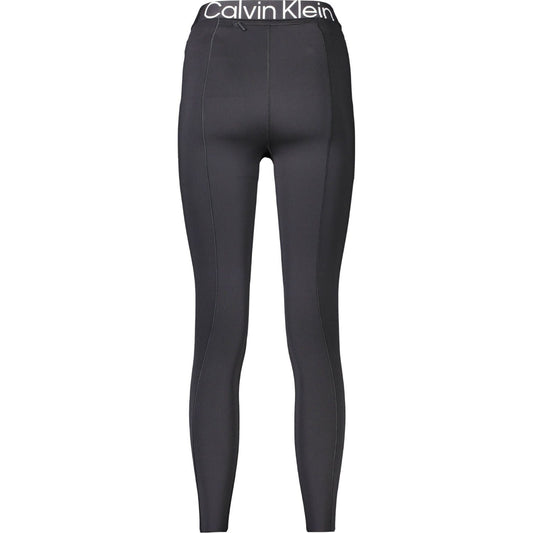 Calvin Klein Black Polyester Women Leggings Calvin Klein