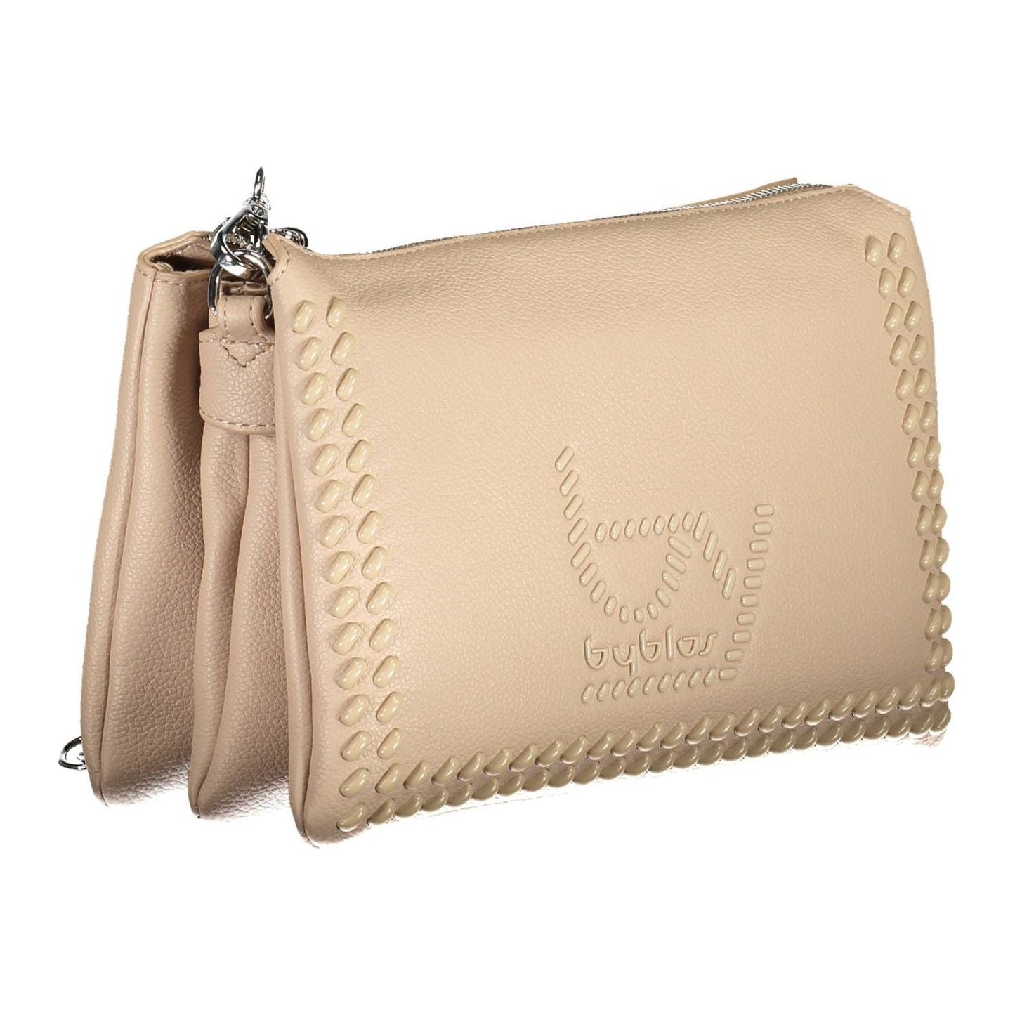 BYBLOS Beige Polyethylene Women Handbag BYBLOS