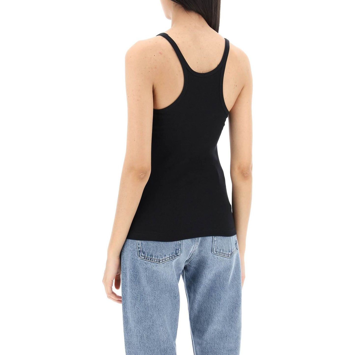 Toteme scoop neck rib tank top Topwear Toteme