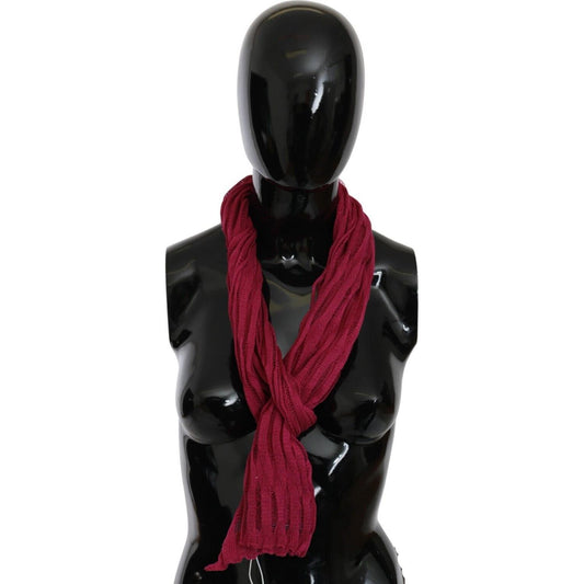 John Galliano Bordeaux Elegance Foulard Shawl Scarf John Galliano