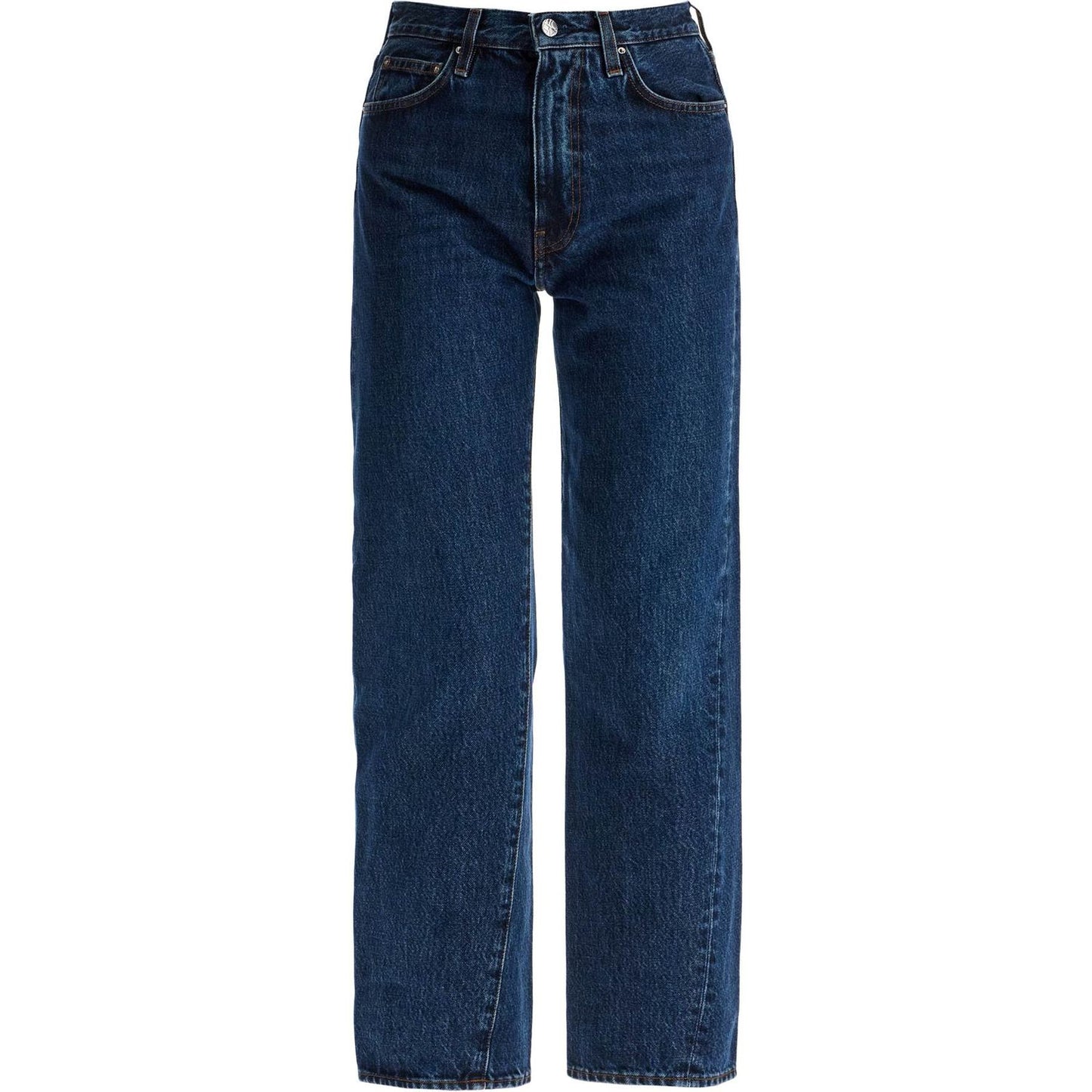 Toteme dark blue organic cotton jeans with twisted seams Jeans Toteme