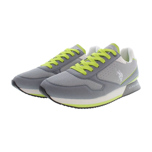 U.S. POLO ASSN. Gray Polyester Men Sneaker U.S. POLO ASSN.