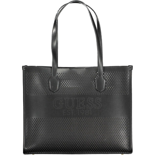 Guess Jeans Black Polyethylene Women Handbag Guess Jeans