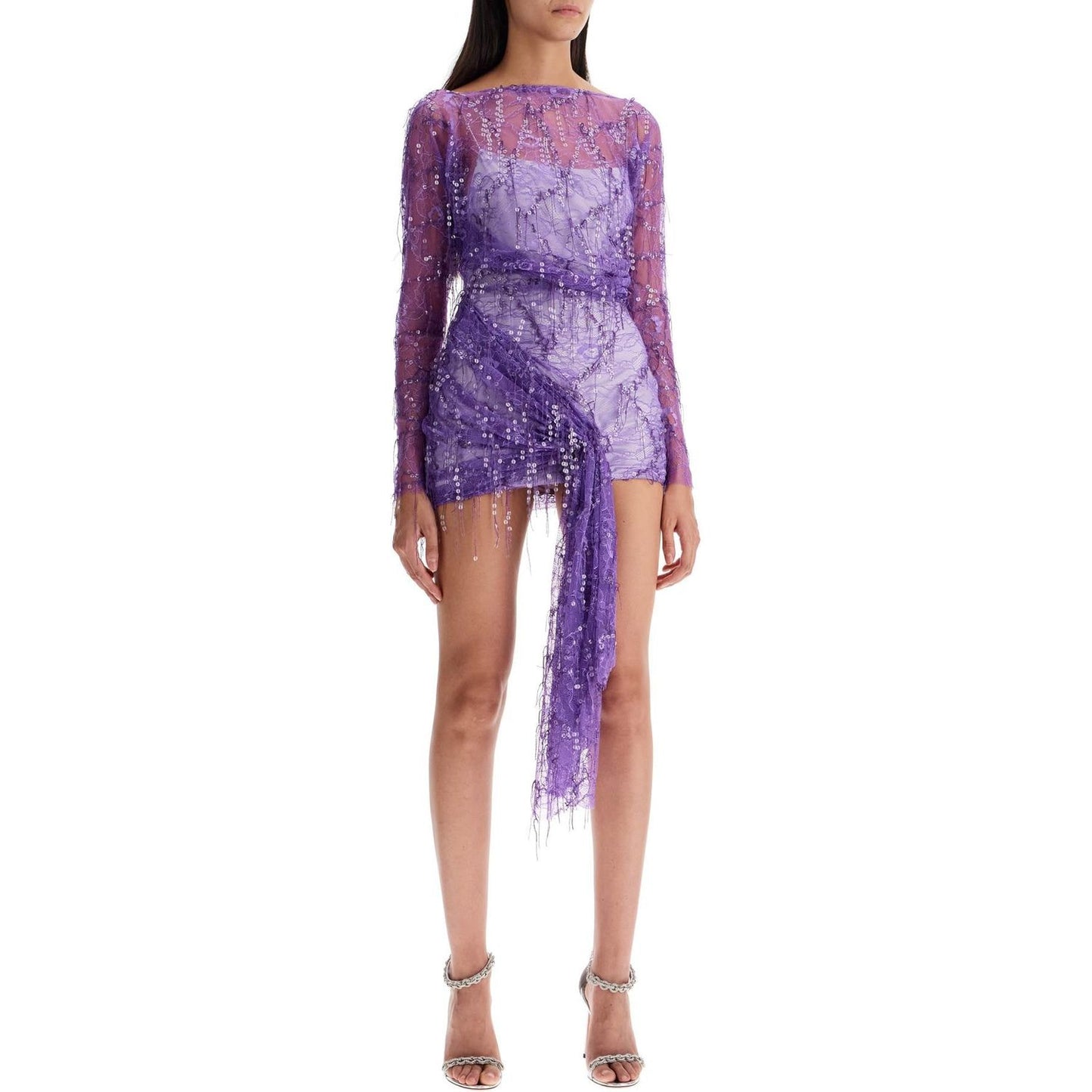 Christopher Esber mini lace dress with sequins Dresses Christopher Esber