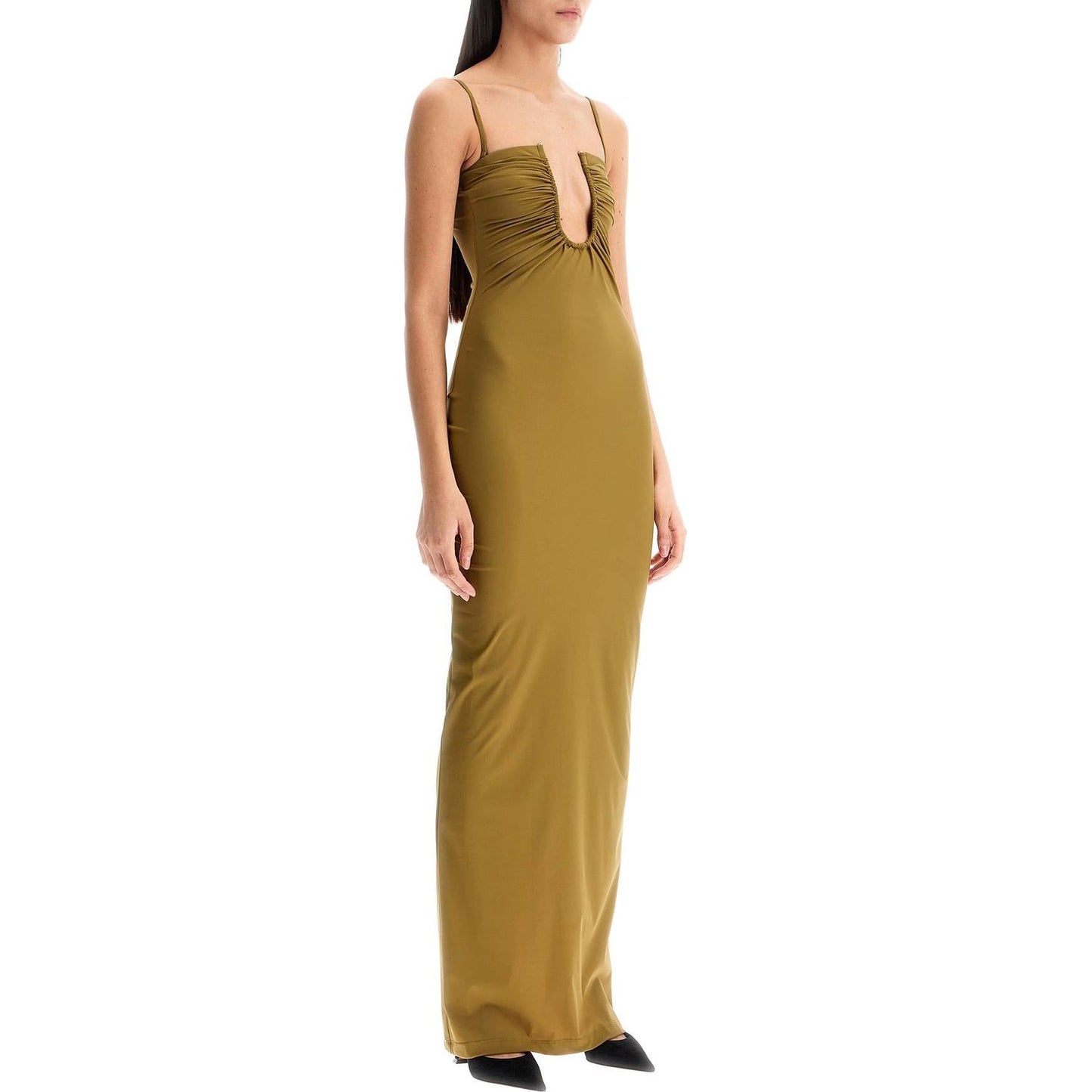 Christopher Esber maxi lycra dress with u-neckline Dresses Christopher Esber