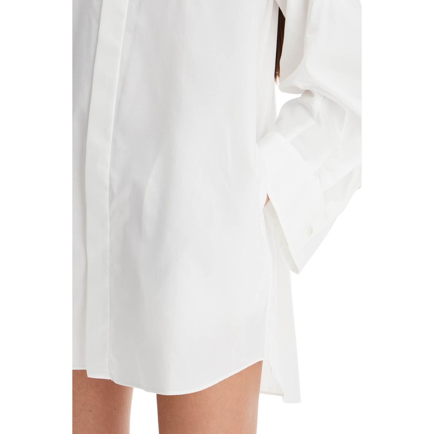 Sacai mini poplin blouse in chem Dresses Sacai