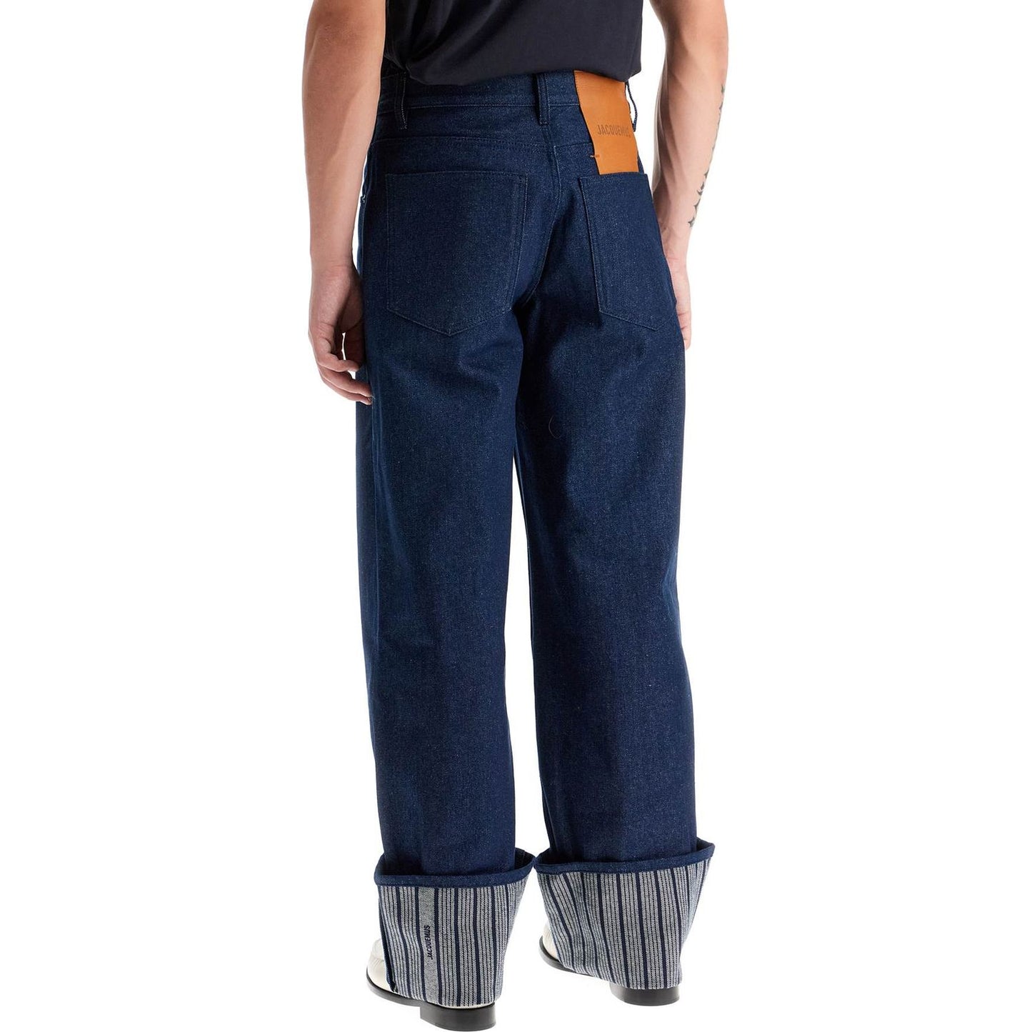 Jacquemus baggy with maxi cuff  baggy jeans with Jeans Jacquemus