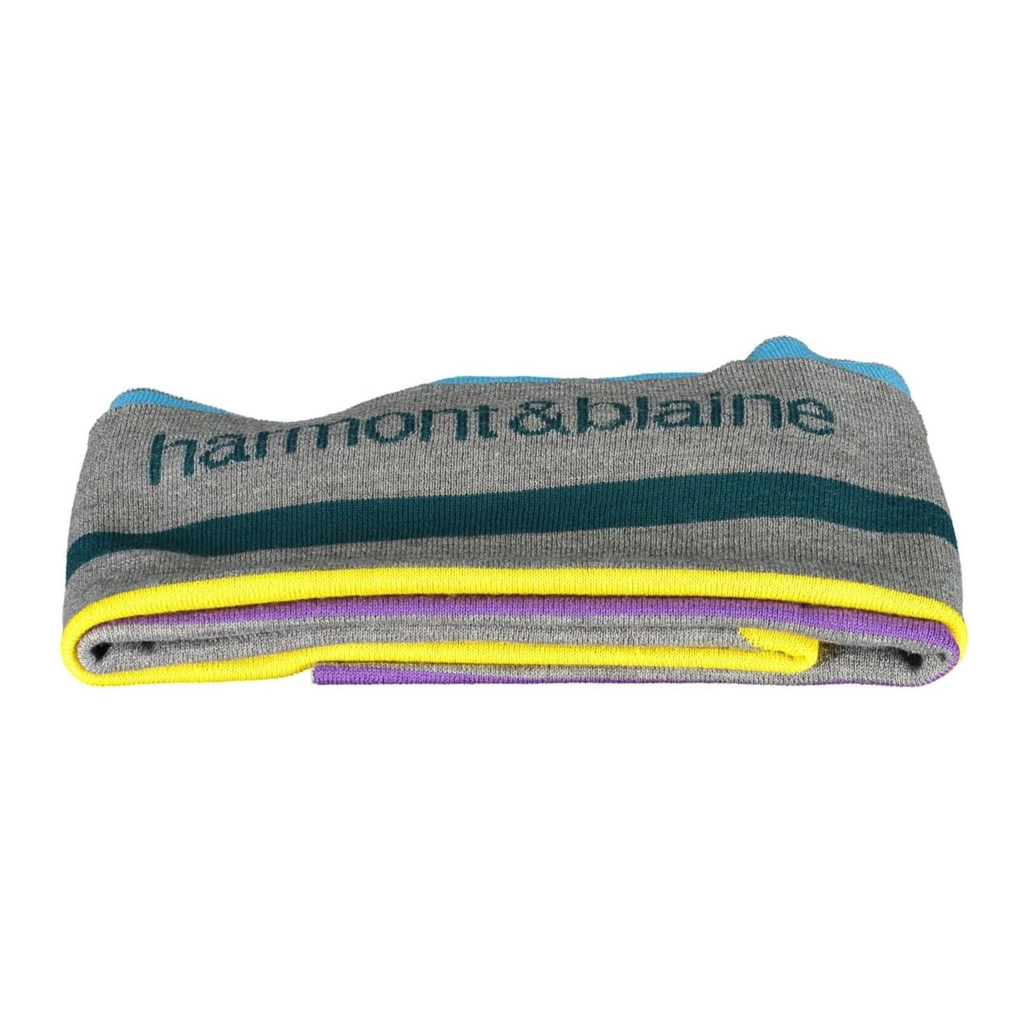 Harmont & Blaine Gray Wool Men Scarf Harmont & Blaine