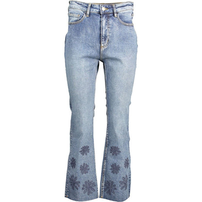 Desigual Blue Cotton Women Jeans Desigual