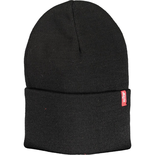 Levi's Black Acrylic Men Cap Levi's