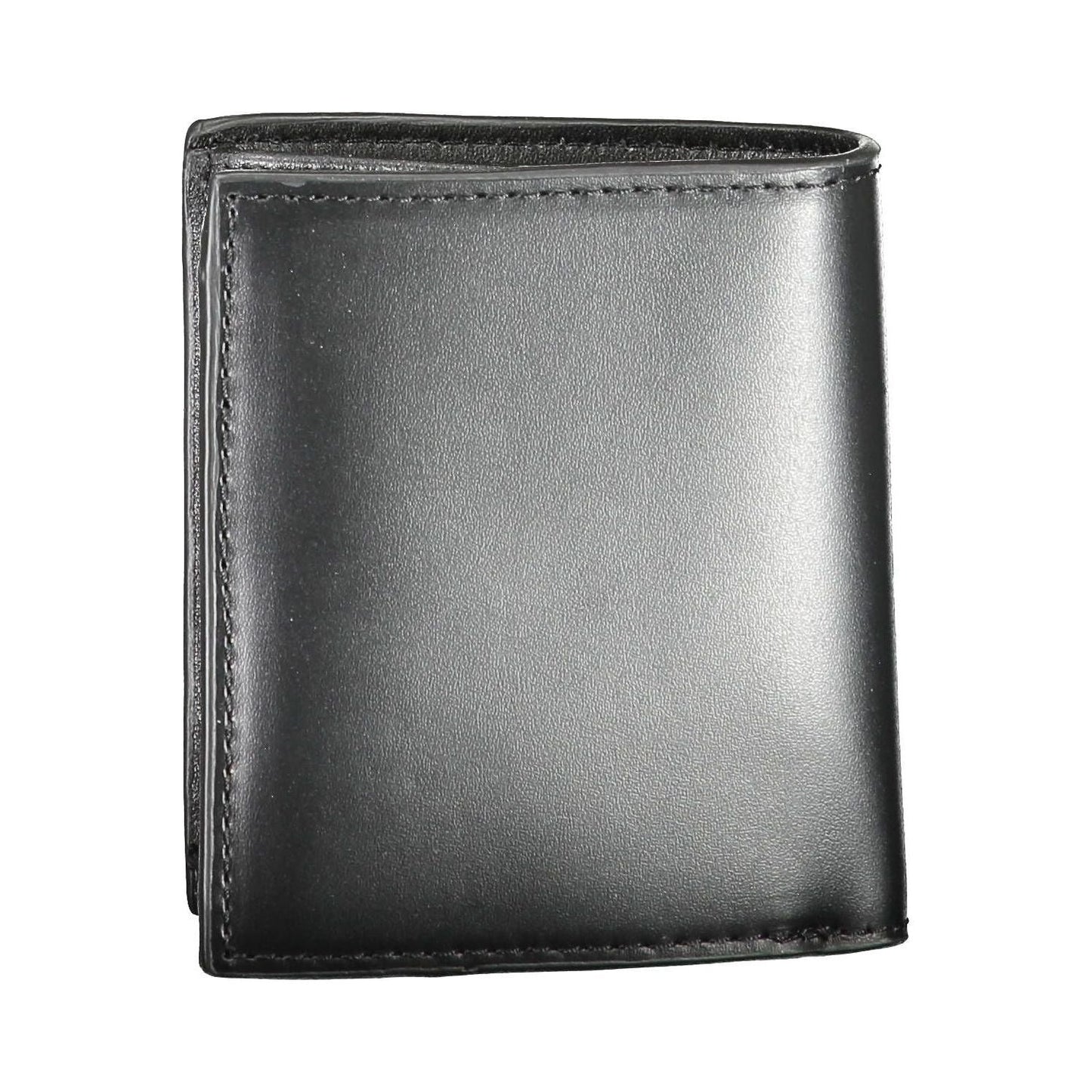 Tommy Hilfiger Black Leather Men Wallet Tommy Hilfiger