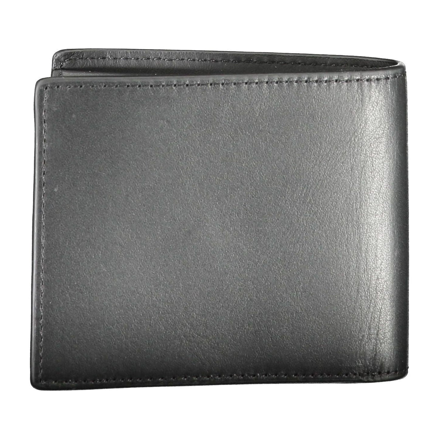 Tommy Hilfiger Black Leather Men Wallet Tommy Hilfiger