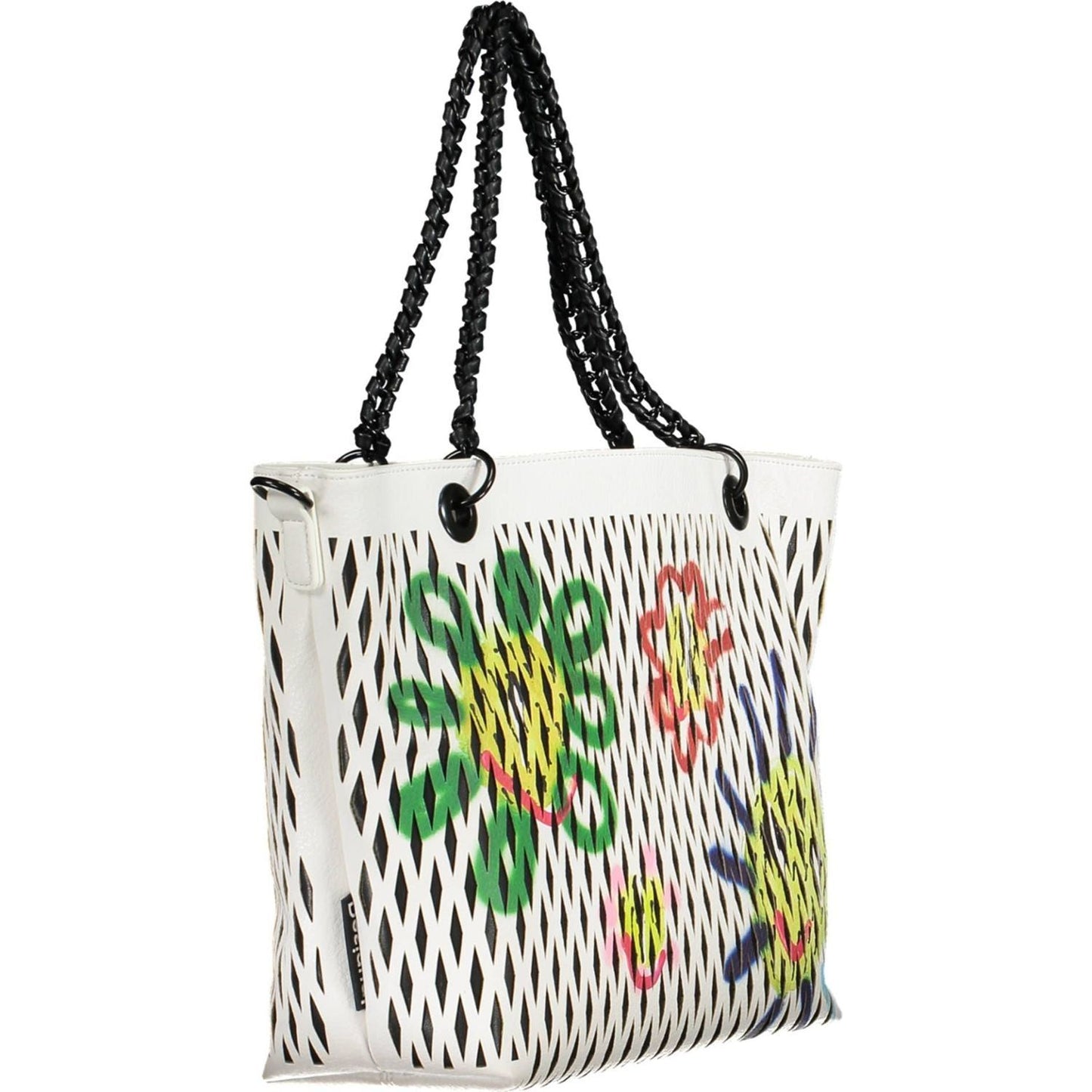 Desigual White Polyethylene Women Handbag Desigual