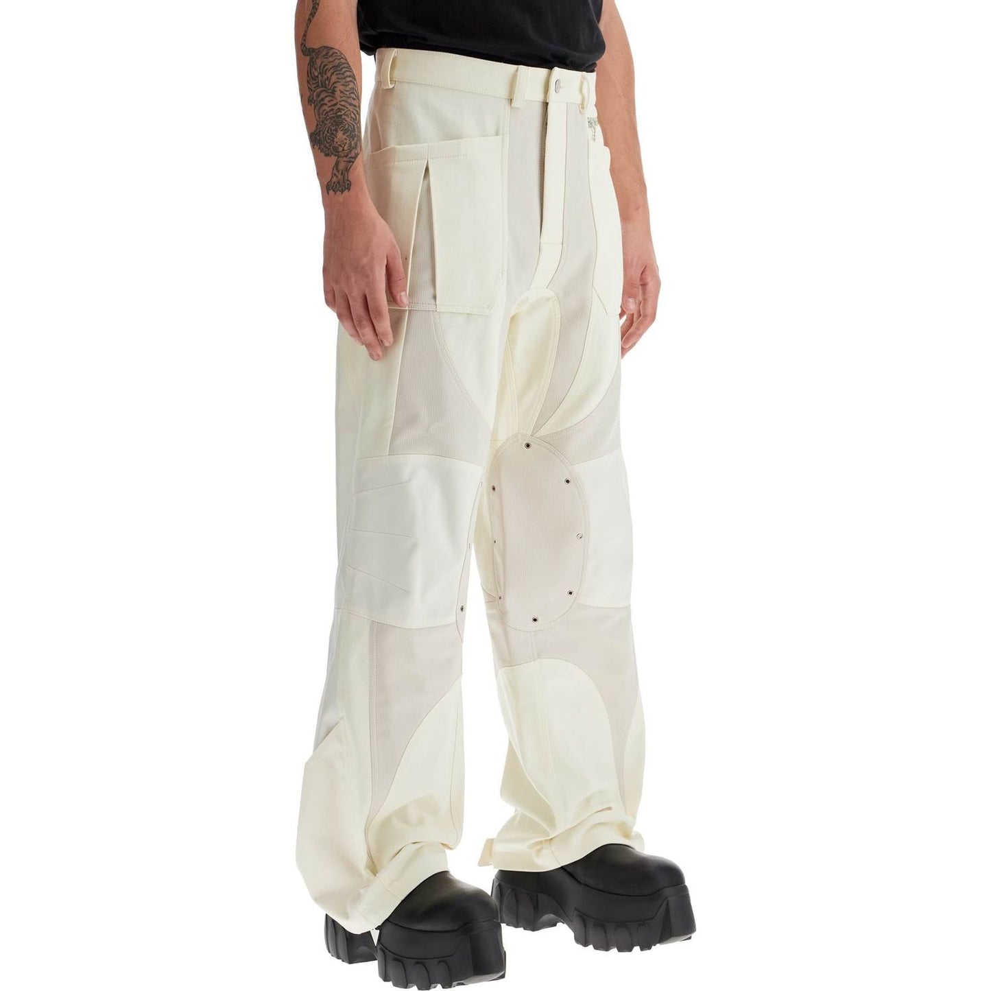 Mugler patchwork cargo pants with Trousers Mugler