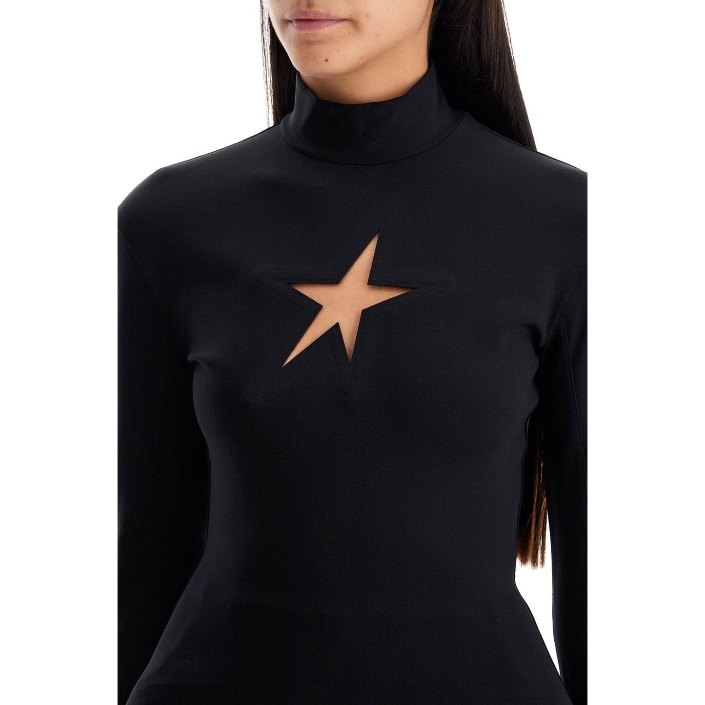 Mugler long-sleeved star top for Topwear Mugler