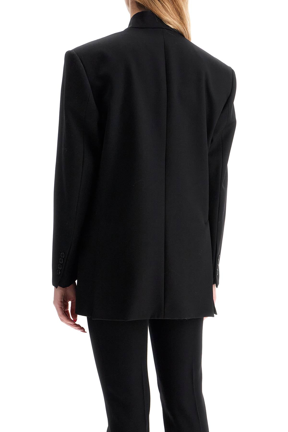 The Attico asymmetric virgin wool blazer for women Jackets The Attico