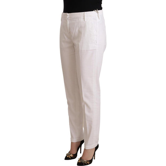 Jacob Cohen Elegant Mid Waist Tapered Trousers Jacob Cohen