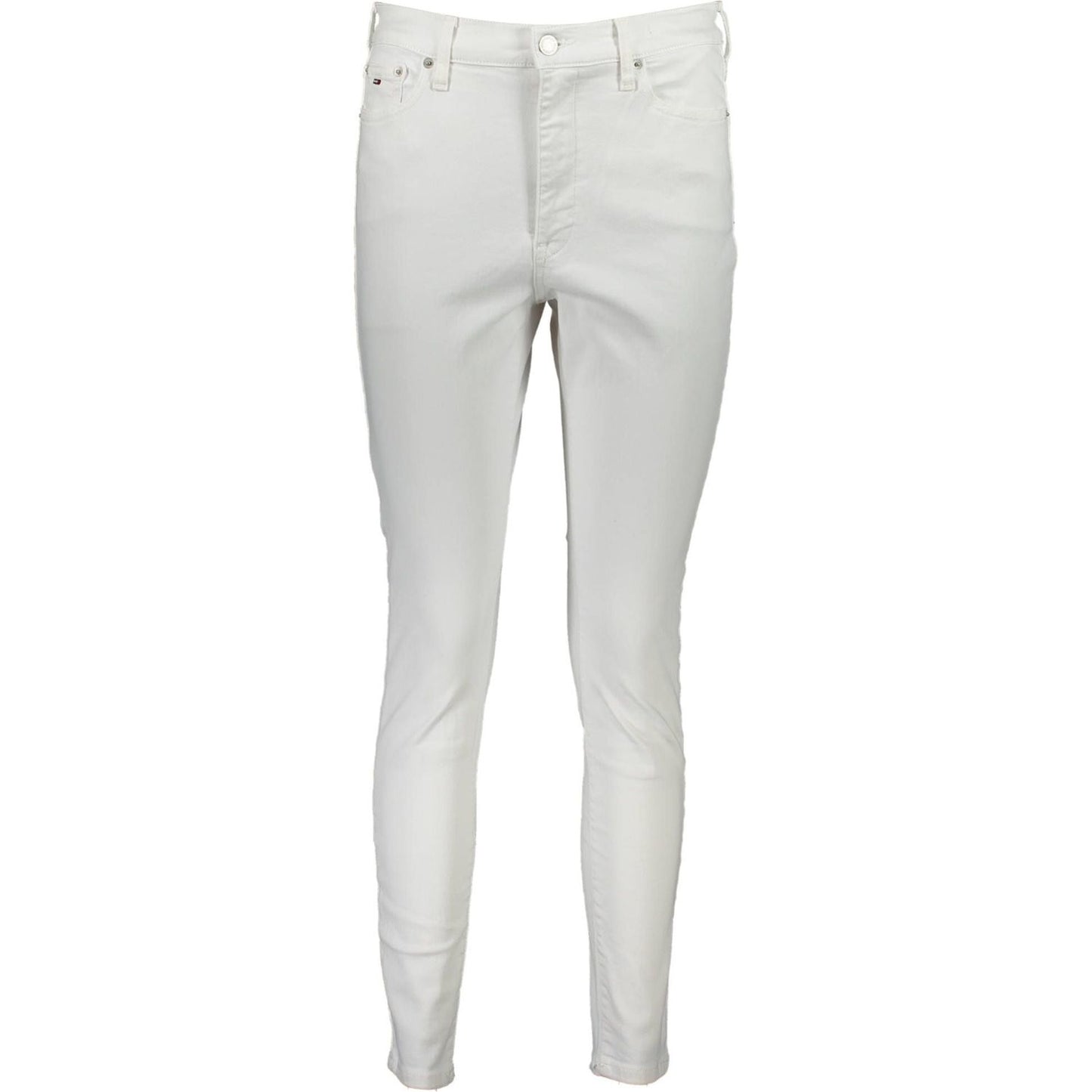 Tommy Hilfiger White Cotton Women Jeans Tommy Hilfiger