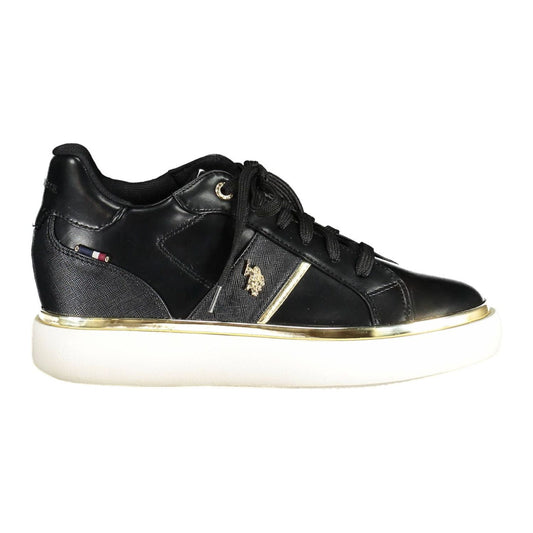 U.S. POLO ASSN. Black Polyester Women Sneaker U.S. POLO ASSN.