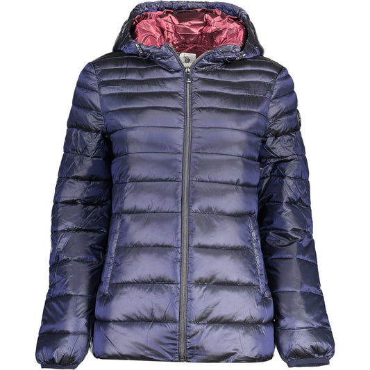 U.S. POLO ASSN. Blue Nylon Women Jacket U.S. POLO ASSN.