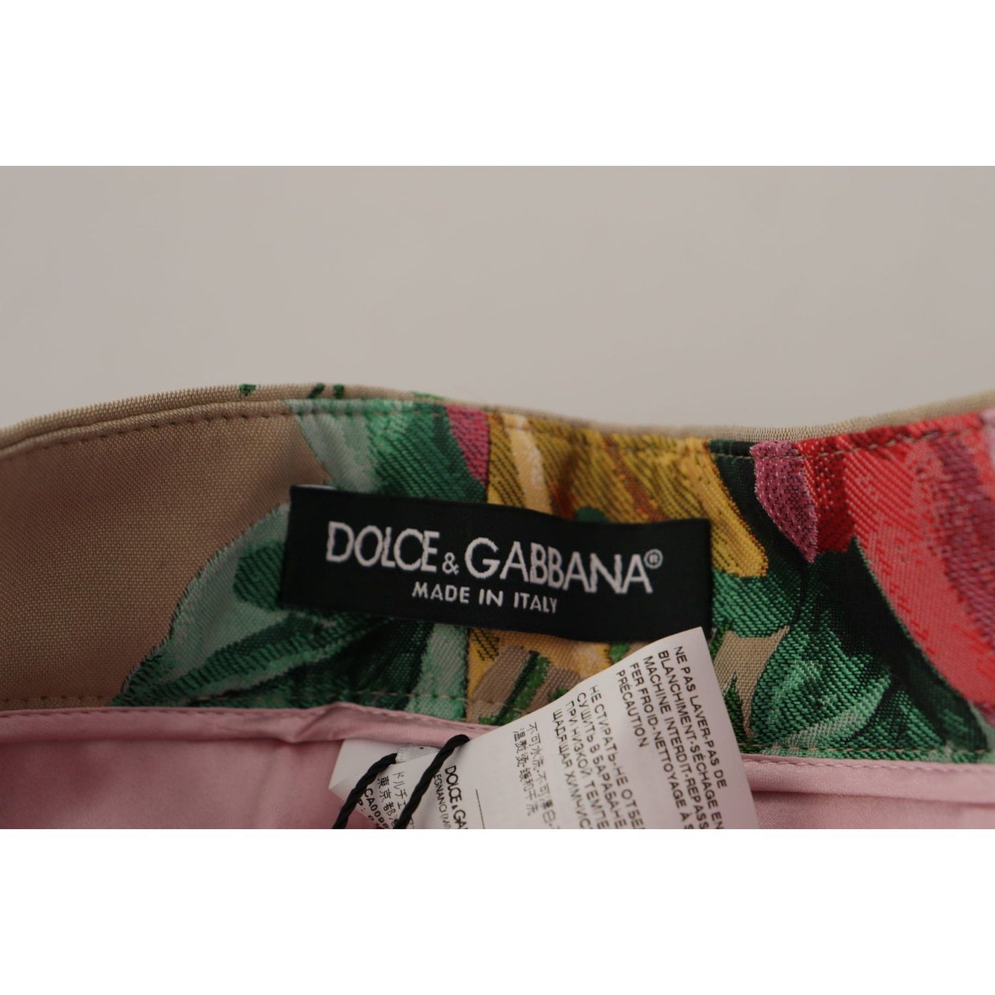 Dolce & Gabbana Floral High-Waist Dress Pants Dolce & Gabbana