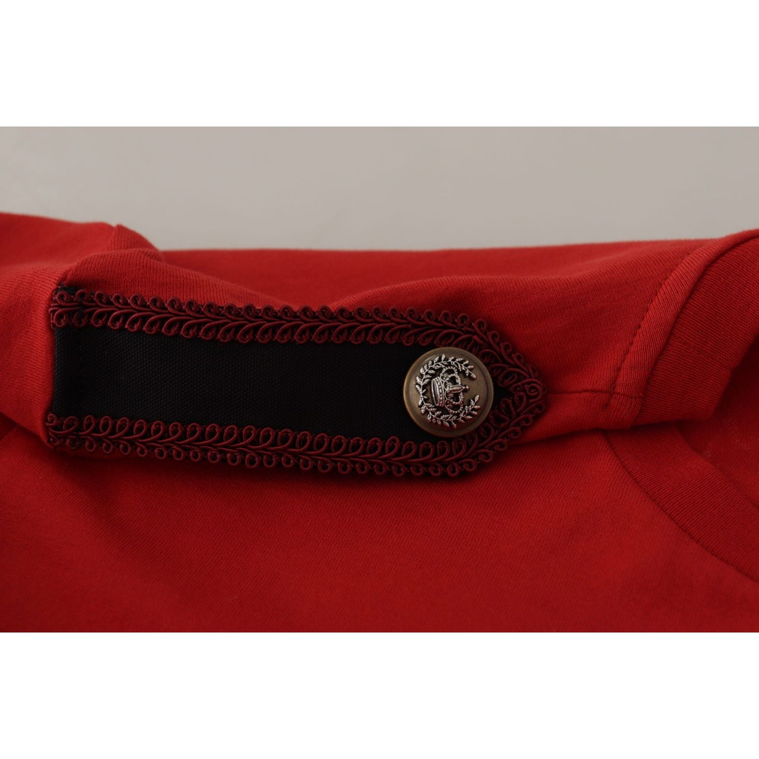 Dolce & Gabbana Red Amor Vincit Omnia Crewneck T-shirt