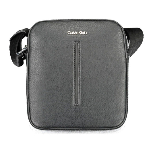 Calvin Klein Black Polyester Men Shoulder Bag Calvin Klein