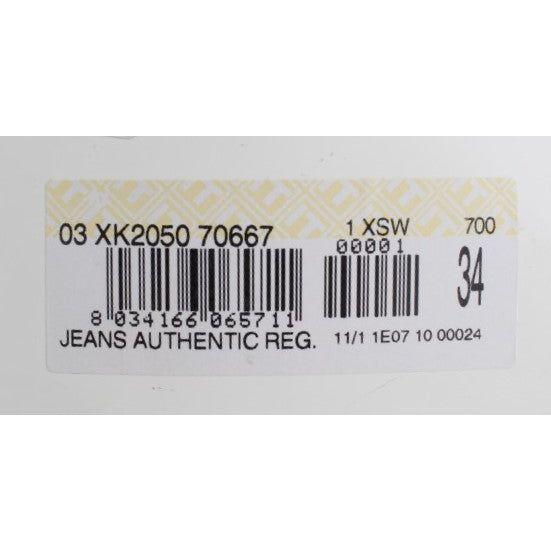 Acht Blue Wash Cotton Denim Regular Fit Jeans