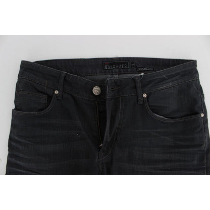 Acht Gray Cotton Stretch Slim Fit Jeans