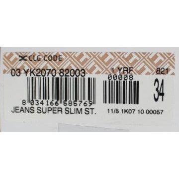 Acht Gray Cotton Stretch Slim Fit Jeans