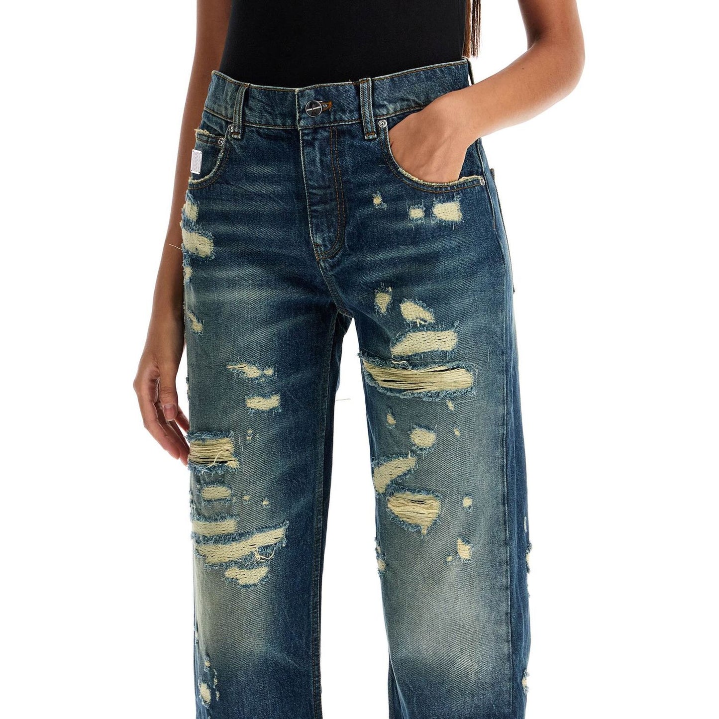 Marc Jacobs jeans 'the rip and repair straight jean Jeans Marc Jacobs