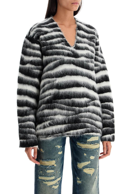 Marc Jacobs zebra print wool and mohair Knitwear Marc Jacobs