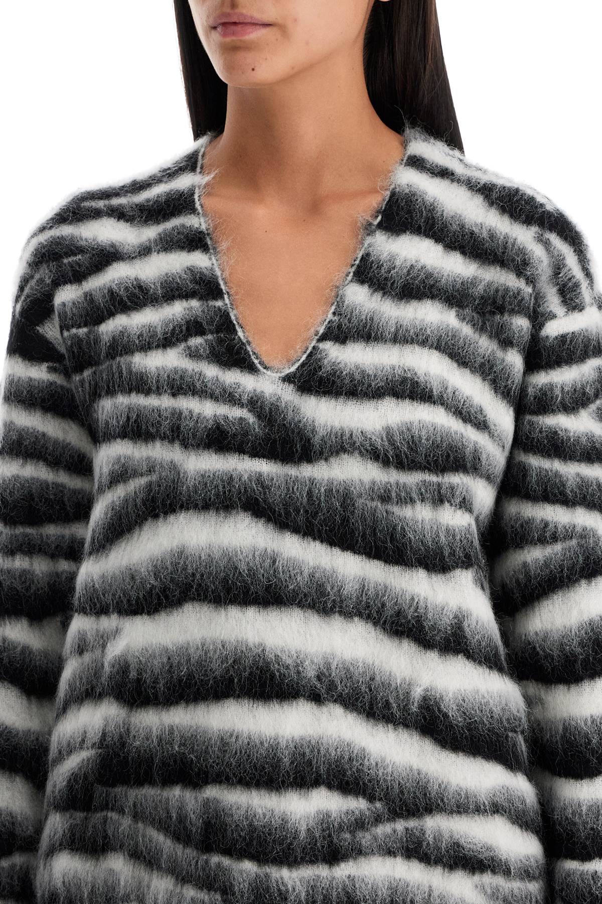 Marc Jacobs zebra print wool and mohair Knitwear Marc Jacobs