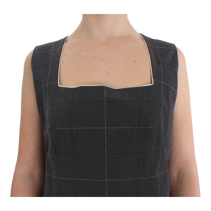 BENCIVENGA Gray Stretch Sheath Dress Suit Set