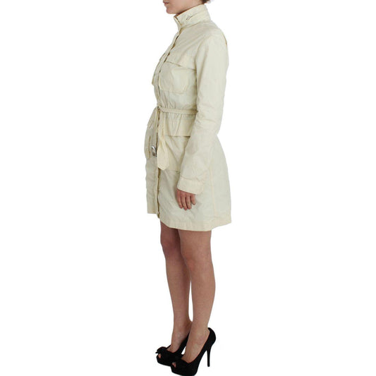 P.A.R.O.S.H. Chic Beige Trench Jacket Coat Coats & Jackets P.A.R.O.S.H.