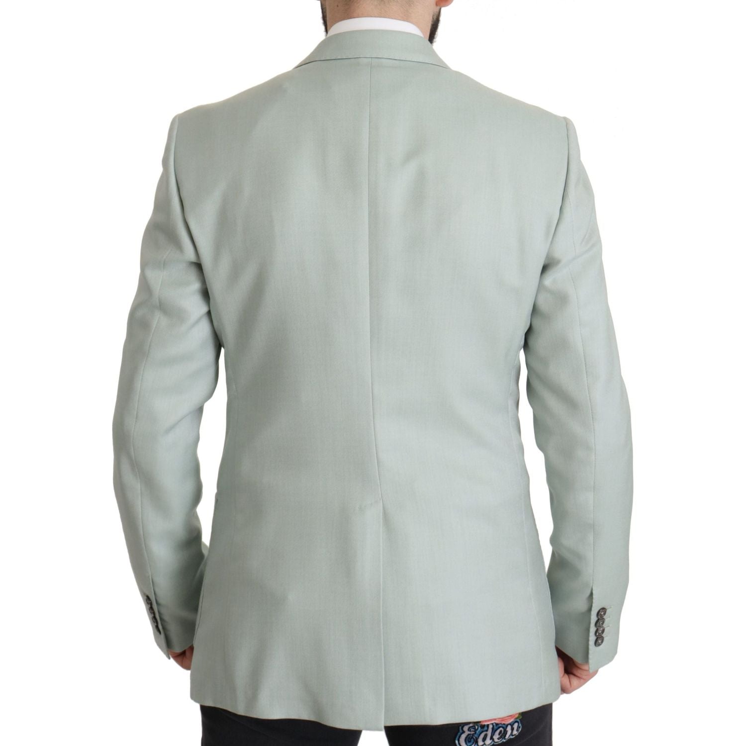 Dolce & Gabbana Green Cashmere Jacket Blazer Jacket