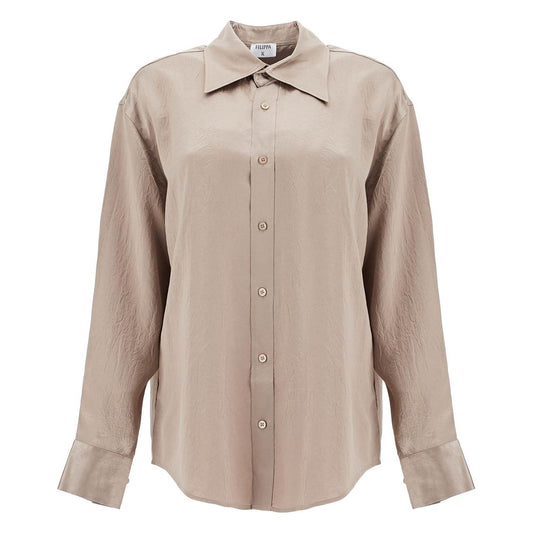 FILIPPA K satin ruffled shirt Topwear FILIPPA K