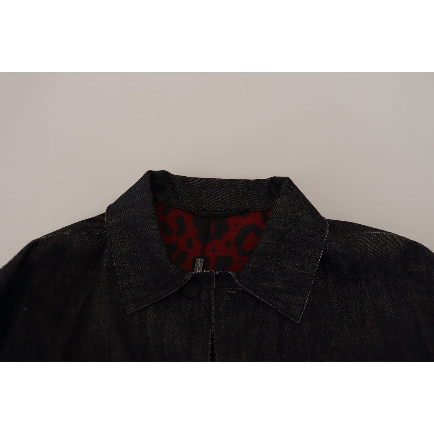 Dolce & Gabbana Elegant Black Denim Jacket Dolce & Gabbana