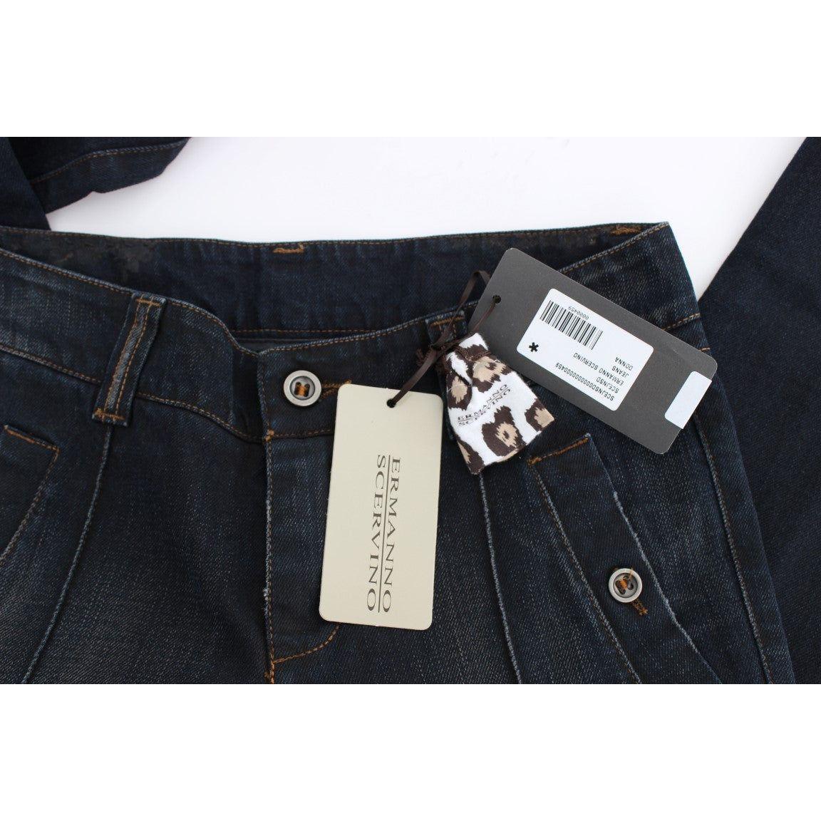 Ermanno Scervino Chic Slim Fit Italian Cotton Jeans Ermanno Scervino