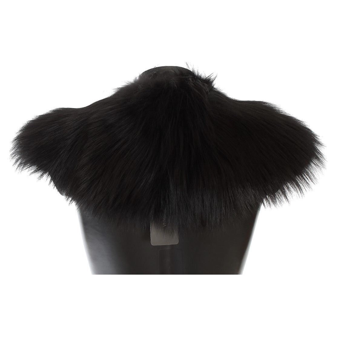 Dolce & Gabbana Black Fox Fur Chic Shoulder Wrap Fur Scarves Dolce & Gabbana