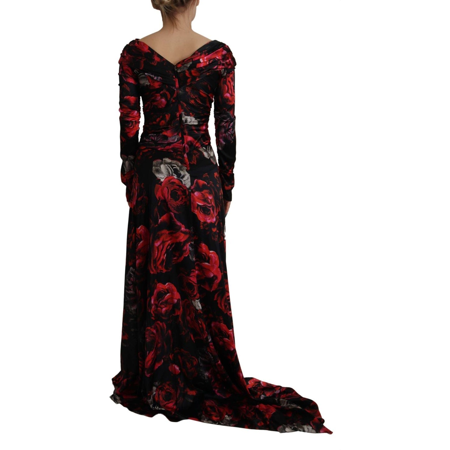 Dolce & Gabbana Elegant Floral A-Line Sheath Dress Dolce & Gabbana